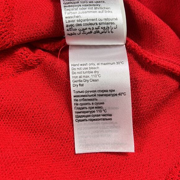 Network red knit fit and flare dress size small - Picture 12 of 12